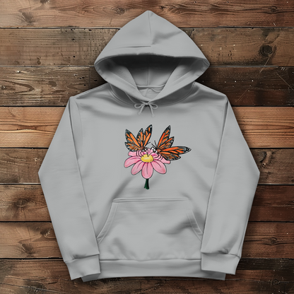 Damen Hoodie Krabbelcrew Schmetterlinge