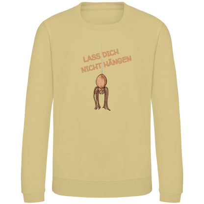 Kinder Sweatshirt Krabbelcrew Hausspinne - Lass dich nicht Hängen