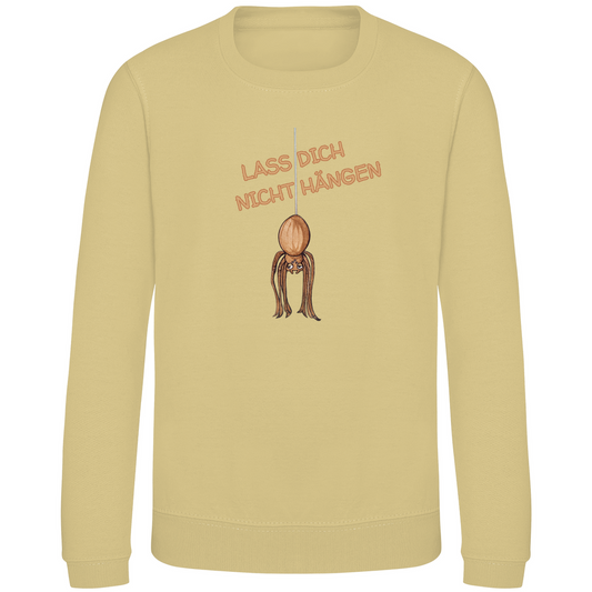 Kinder Sweatshirt Krabbelcrew Hausspinne - Lass dich nicht Hängen