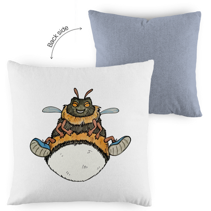Kopfkissen zweifarbig Krabbelcrew Buddi die Hummel