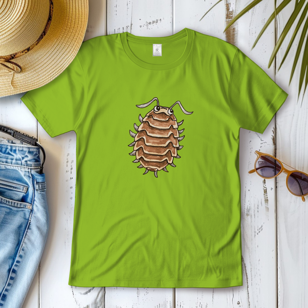 Damen T-Shirt Krabbelcrew Kellerassel