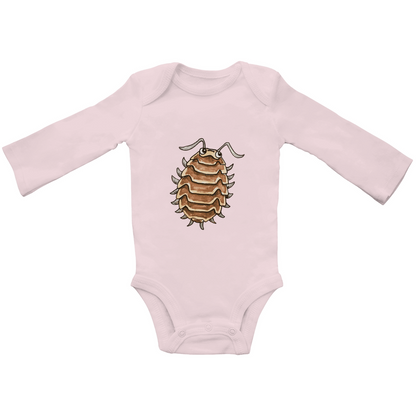 Baby Bio Bodysuite Langarm Krabbelcrew Kellerassel