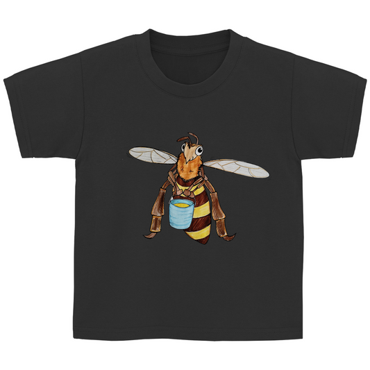 Kinder Basic T-Shirt Krabbelcrew Fleißige Biene