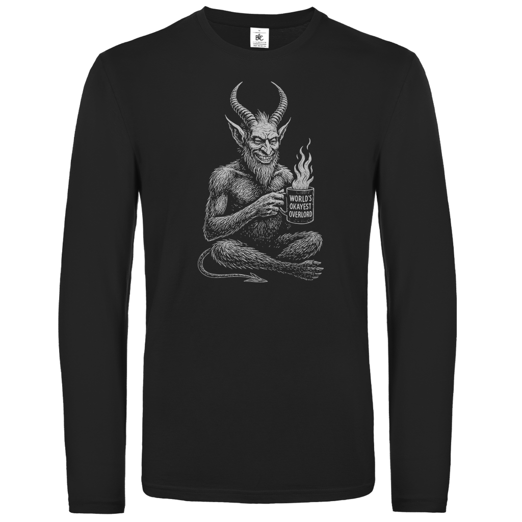 Unisex Langarmshirt Worlds Okayest Overlord