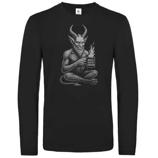 Unisex Langarmshirt Worlds Okayest Overlord