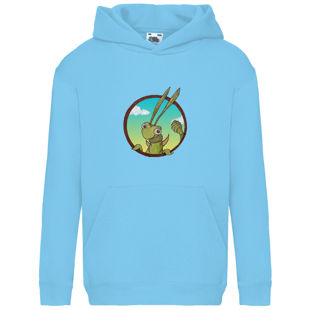 Kids Basic Hoodie Kabbelcrew Dornschrecke Kasimir