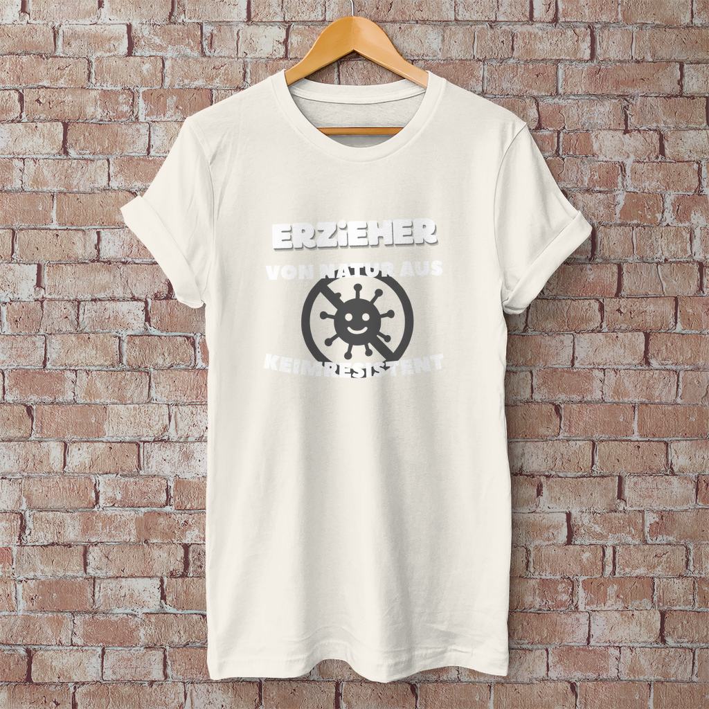 Herren T-Shirt Erzieher - Von Natur aus Keimresistent