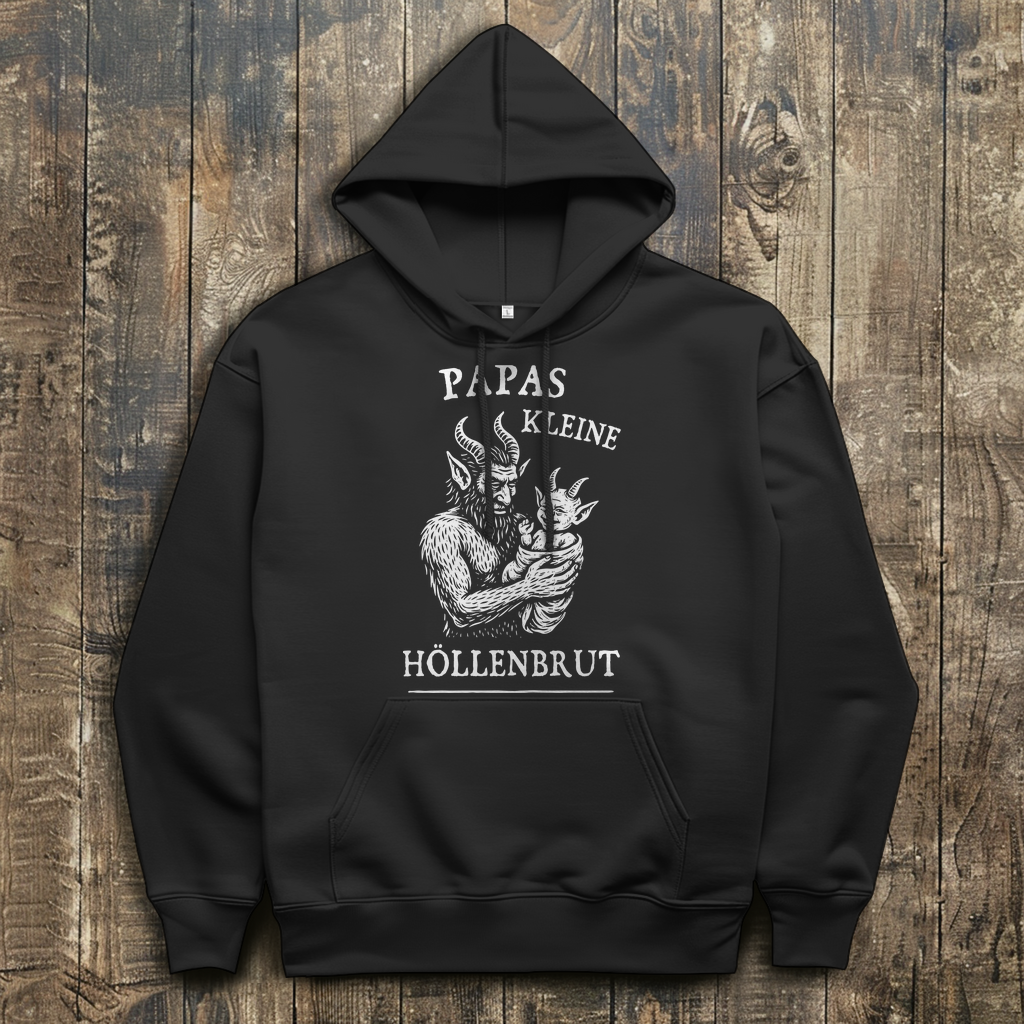 Herren Hoodie Papas kleine Höllenbrut