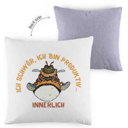 Kopfkissen zweifarbig Krabbelcrew Buddi die Hummel