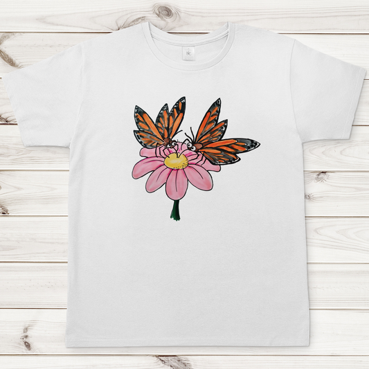 Herren T-Shirt Krabbelcrew Schmetterlinge