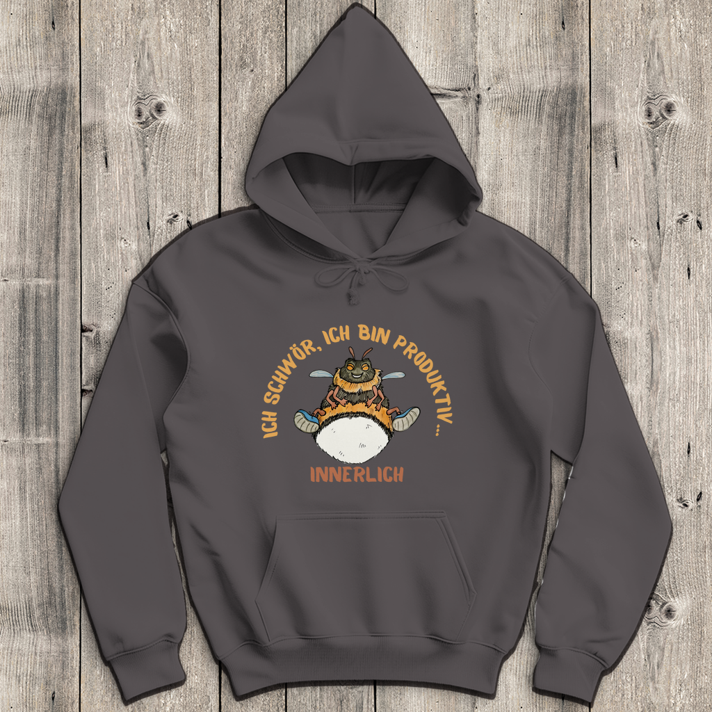 Herren Hoodie Krabbelcrew Buddi die Hummel
