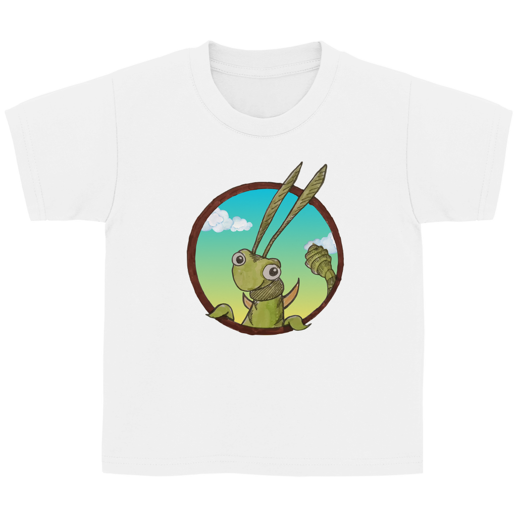 Kinder Basic T-Shirt Kabbelcrew Dornschrecke Kasimir