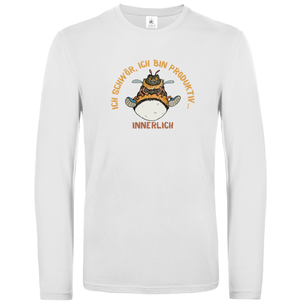 Unisex Langarmshirt Krabbelcrew Buddi die Hummel