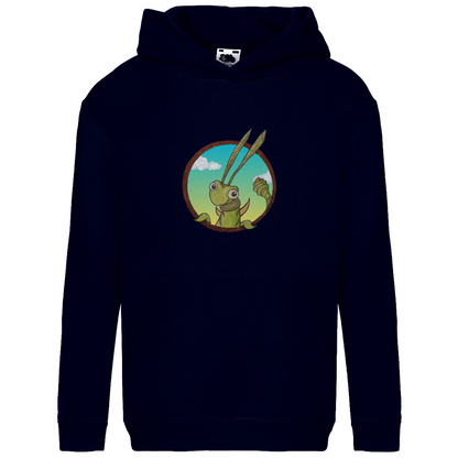 Kids Basic Hoodie Kabbelcrew Dornschrecke Kasimir