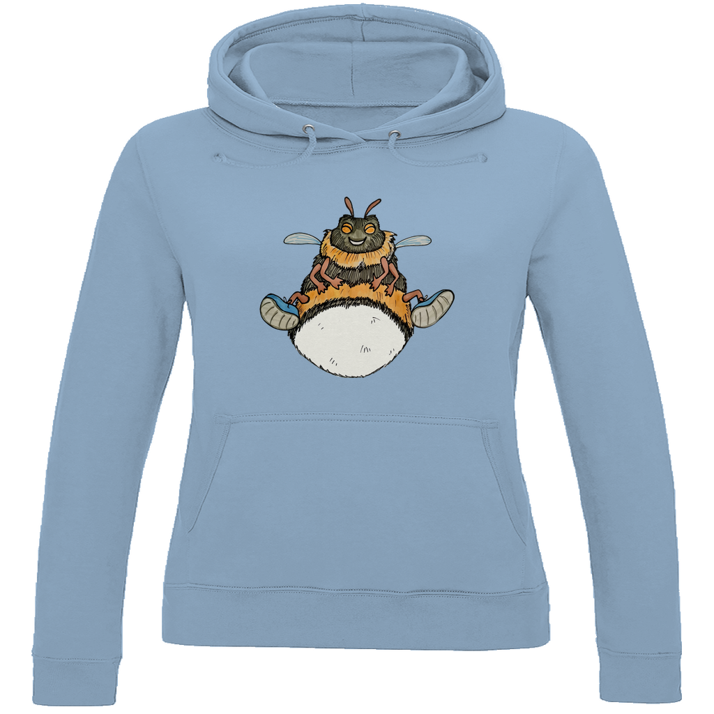 Damen Hoodie Krabbelcrew Buddi die Hummel