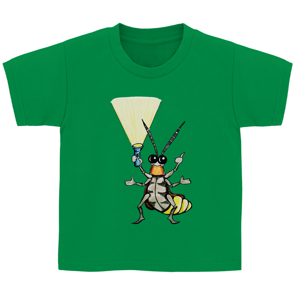 Kinder Basic T-Shirt Krabbelcrew Gerti Glühwürmchen