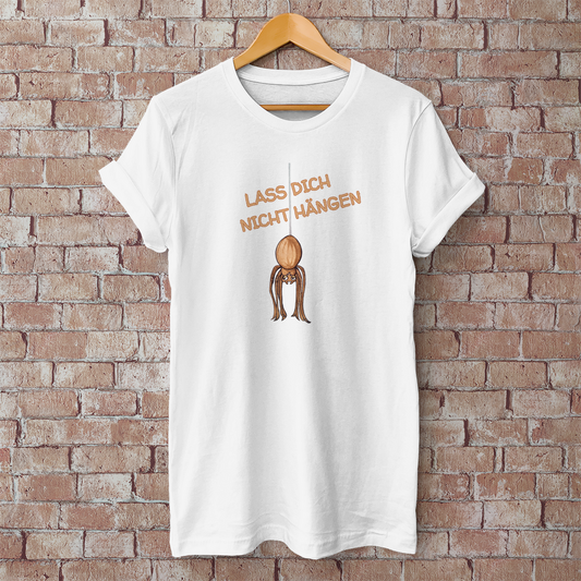 Herren T-Shirt Krabbelcrew Hausspinne - Lass dich nicht Hängen