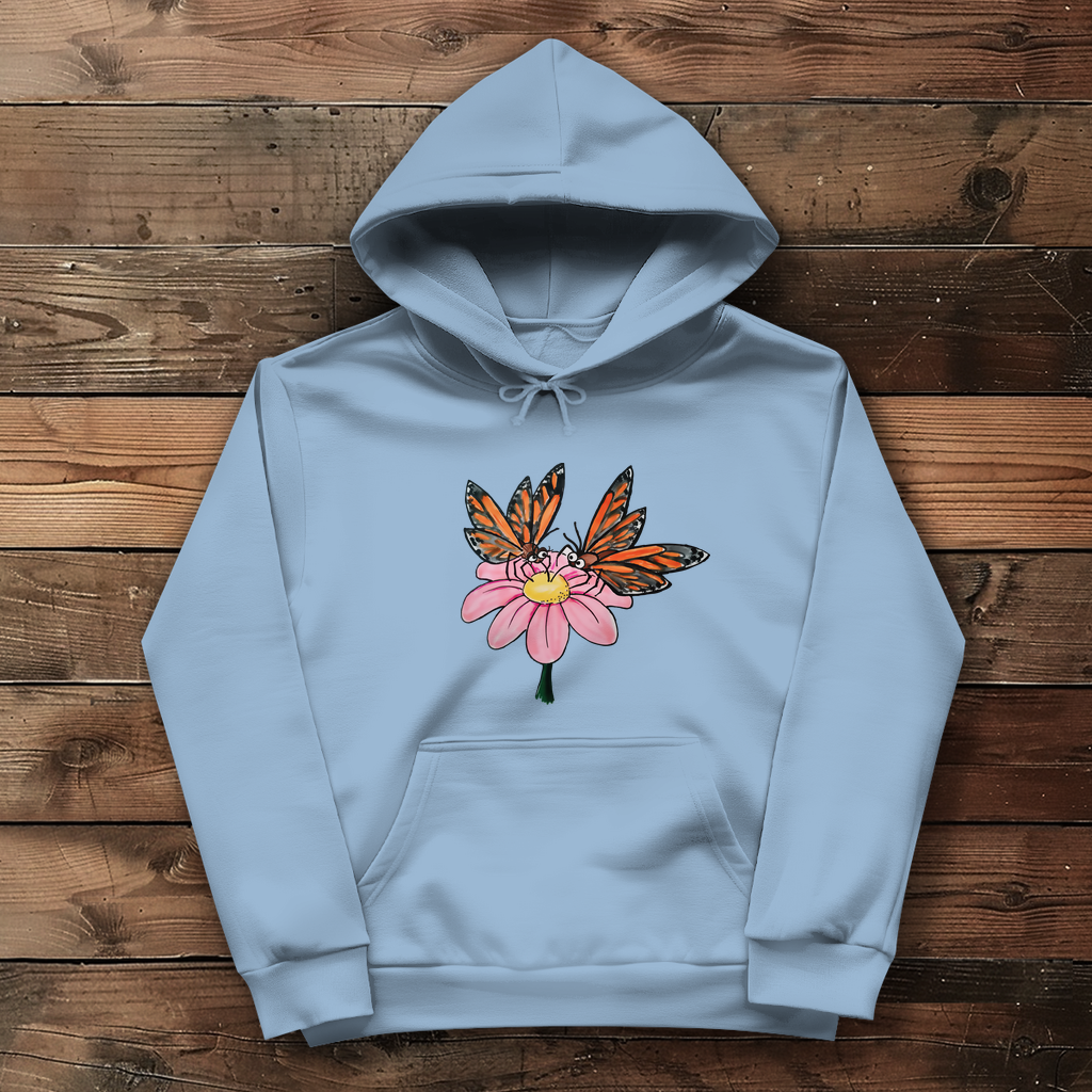 Damen Hoodie Krabbelcrew Schmetterlinge
