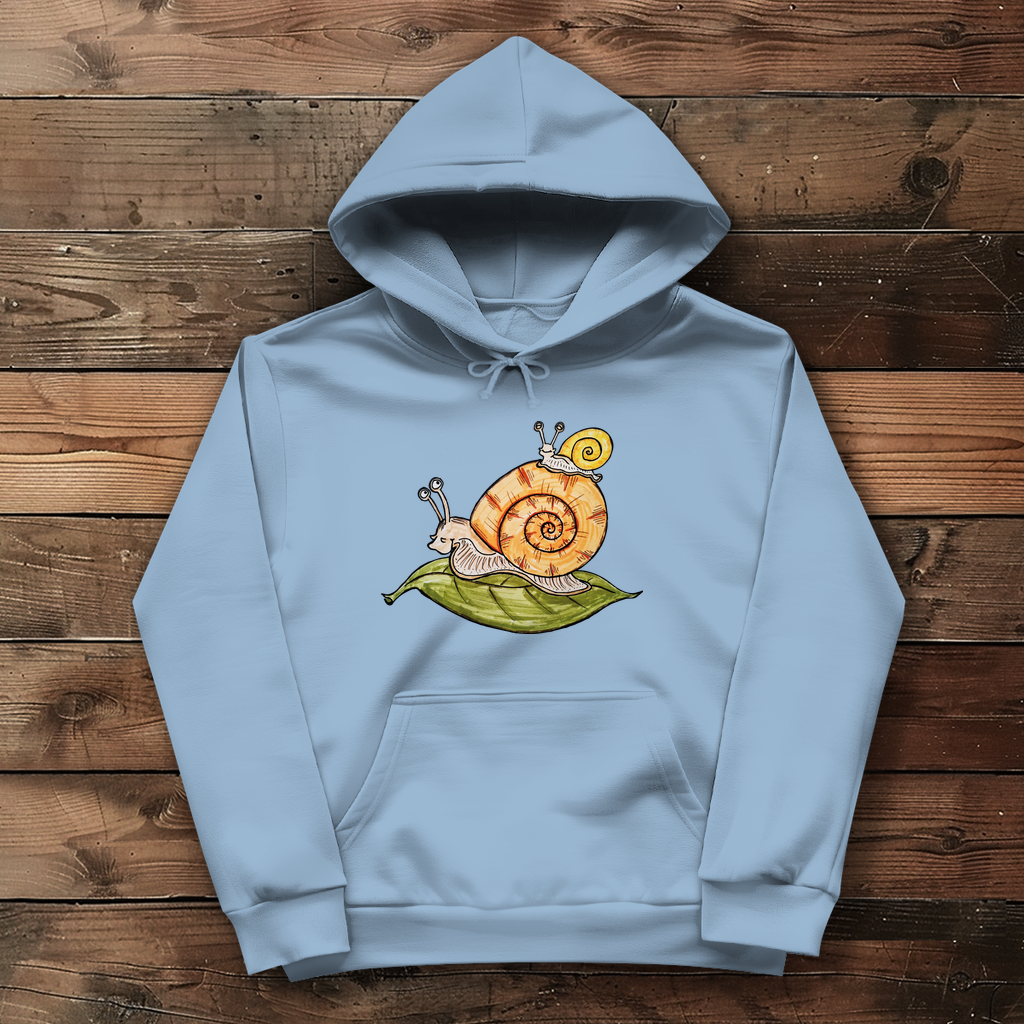 Damen Hoodie Krabbelcrew Schnecke on Tour