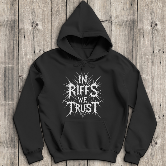Herren Hoodie In Riffs We Trust
