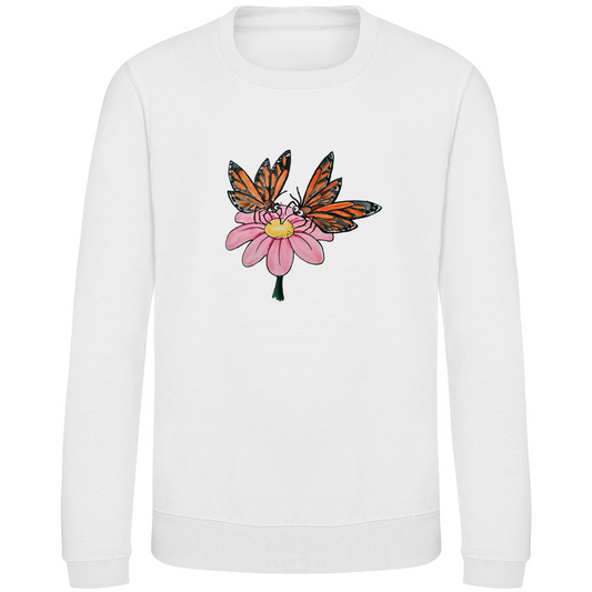 Kinder Sweatshirt Krabbelcrew Schmetterlinge