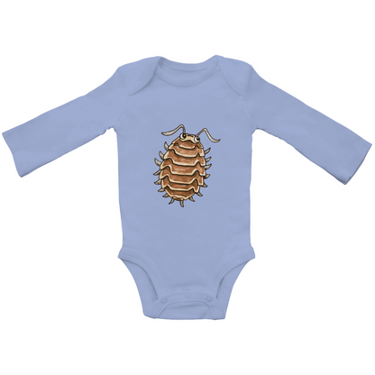 Baby Bio Bodysuite Langarm Krabbelcrew Kellerassel