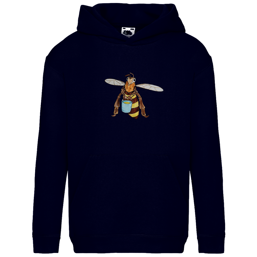 Kids Basic Hoodie Krabbelcrew Fleißige Biene