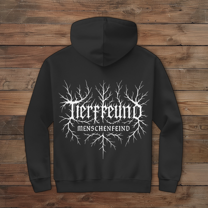 Herren Zipper Hoodie Terfreund - Menschenfeind