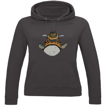 Damen Hoodie Krabbelcrew Buddi die Hummel