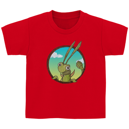 Kinder Basic T-Shirt Kabbelcrew Dornschrecke Kasimir