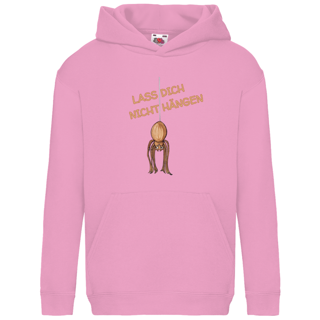 Kids Basic Hoodie Krabbelcrew Hausspinne - Lass dich nicht Hängen