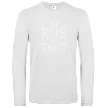 Unisex Langarmshirt In Riffs We Trust