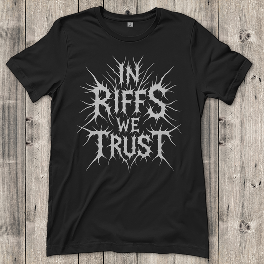 Damen T-Shirt In Riffs We Trust