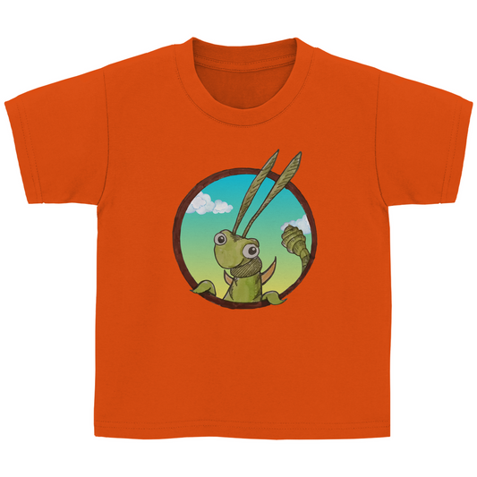 Kinder Basic T-Shirt Kabbelcrew Dornschrecke Kasimir