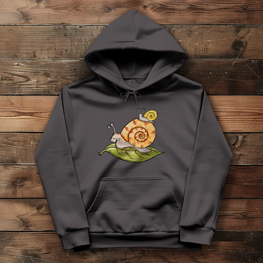 Damen Hoodie Krabbelcrew Schnecke on Tour