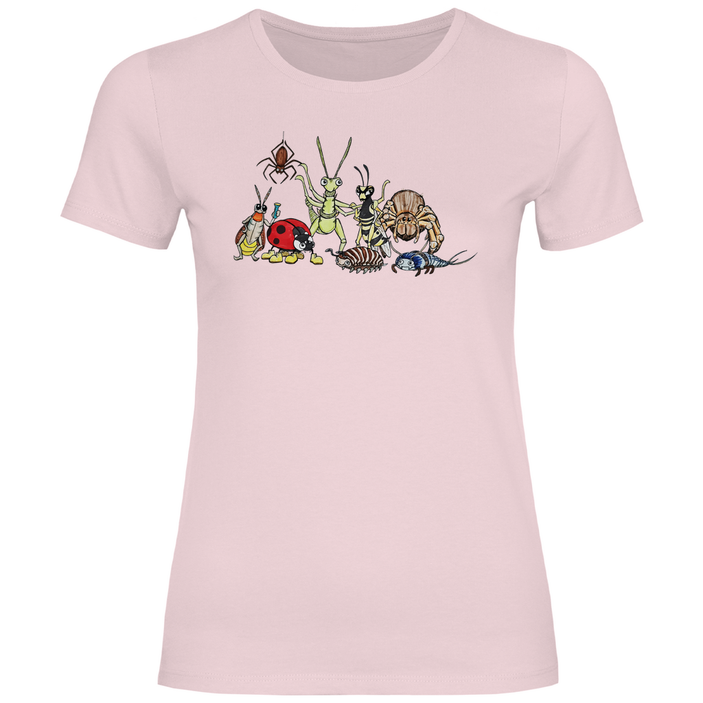 Damen T-Shirt Krabbelcrew Komplett