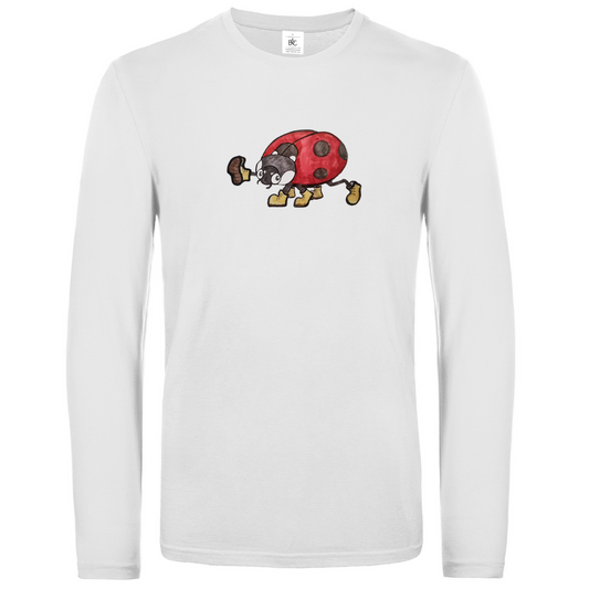 Unisex Langarmshirt Krabbelcrew - Der Marschierkäfer