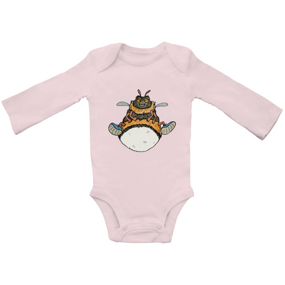 Baby Bio Bodysuite Langarm Krabbelcrew Buddi die Hummel