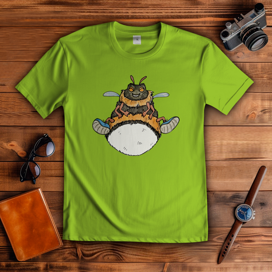 Herren T-Shirt Krabbelcrew Buddi die Hummel