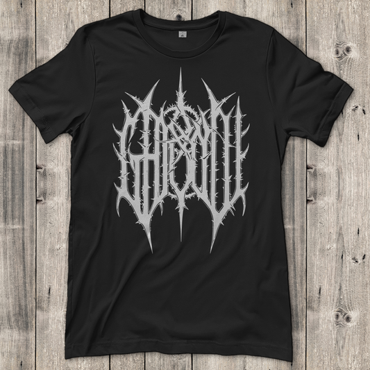 Damen T-Shirt Ghooul Logo - Friedhof